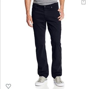 Men’s AG The Everette slim straight black pants
